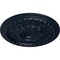 Ekena Millwork Oslo Ceiling Medallion (Fits Canopies up to 7 5/8"), Hnd-Painted Midnight Dream, 38 3/8"OD x 2 7/8"P CM38OSMDF - alternate 4